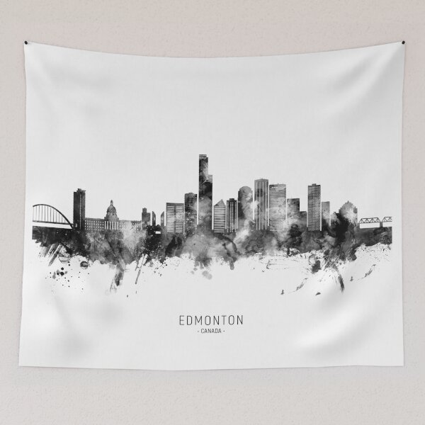 Item preview, Edmonton Canada Skyline designed and sold by ArtPrints.