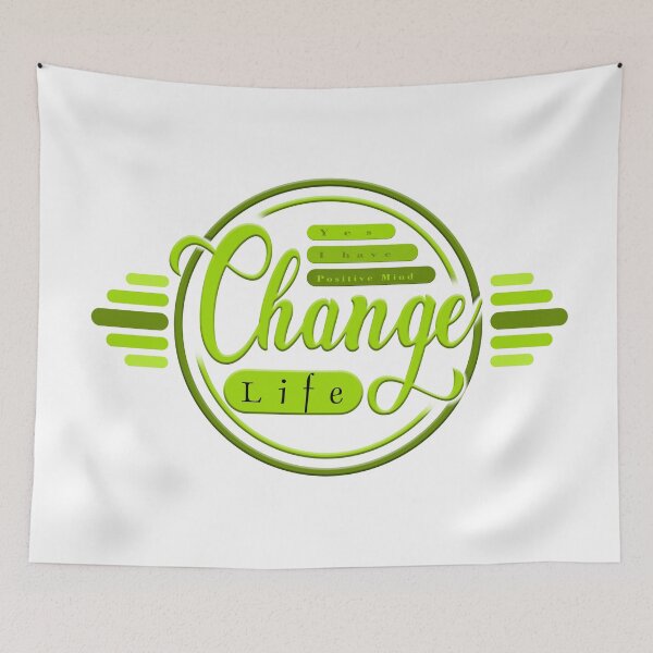 Item preview, Change life, Positive Mind designed and sold by Kenvis-edu.