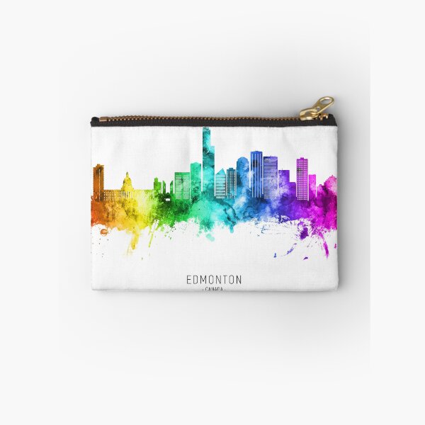Aperçu de l'œuvre Edmonton Canada Skyline créée et vendue par ArtPrints.