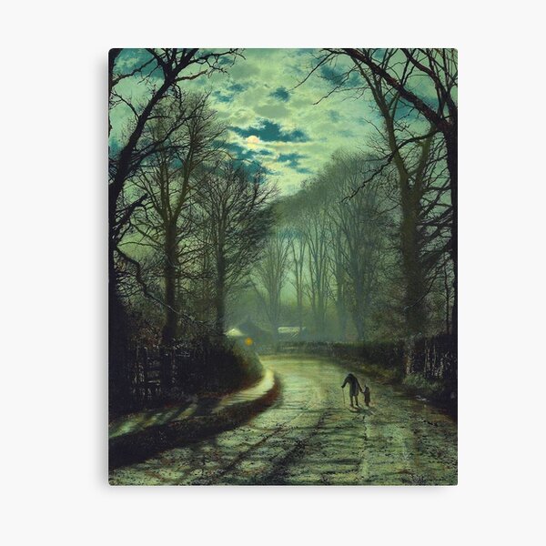 John Atkinson Grimshaw : Nearing Home, 1872, Canvas Print