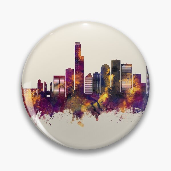 Item preview, Edmonton Canada Skyline designed and sold by ArtPrints.