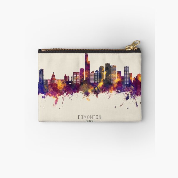 Aperçu de l'œuvre Edmonton Canada Skyline créée et vendue par ArtPrints.