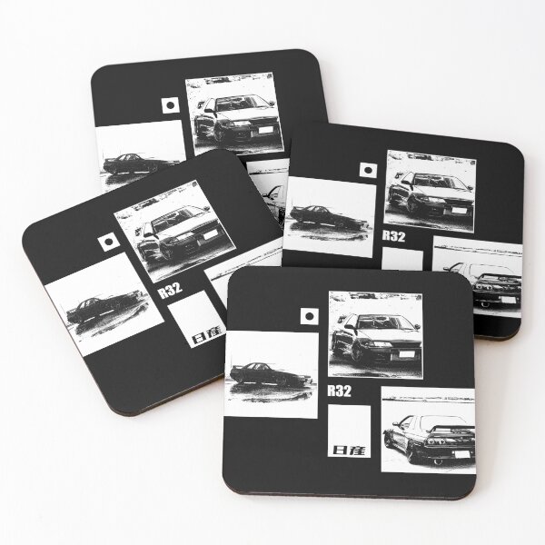 Item preview, NISSAN SKYLINE GT-R R32 Black 'N White Archive (Black Version) designed and sold by Cero81.