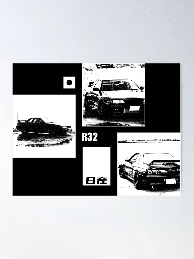 NISSAN SKYLINE GT-R R32 Black 'N White Archive (Black