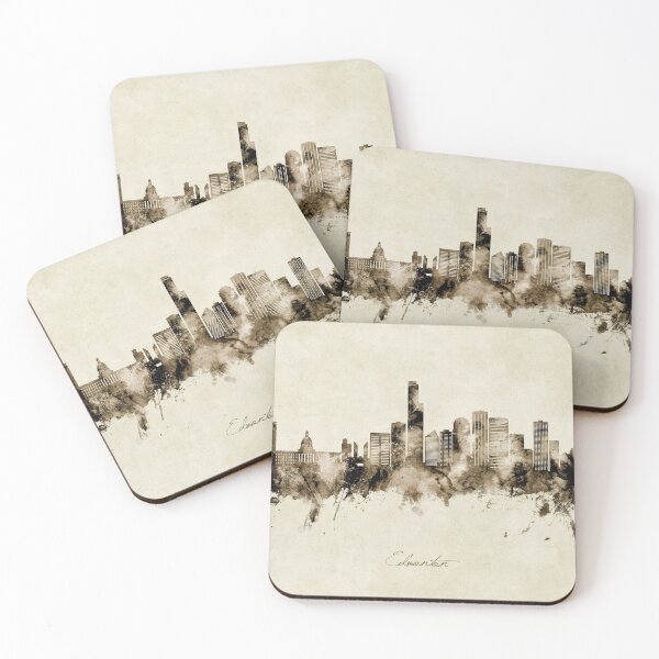 Item preview, Edmonton Canada Skyline designed and sold by ArtPrints.