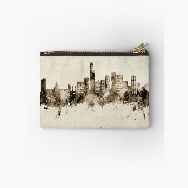 Aperçu de l'œuvre Edmonton Canada Skyline créée et vendue par ArtPrints.