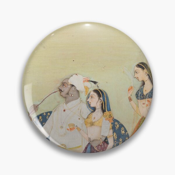 Item preview, Maharaja Shri Anand Singh-ji and His Consort designed and sold by HinduArtGallery.