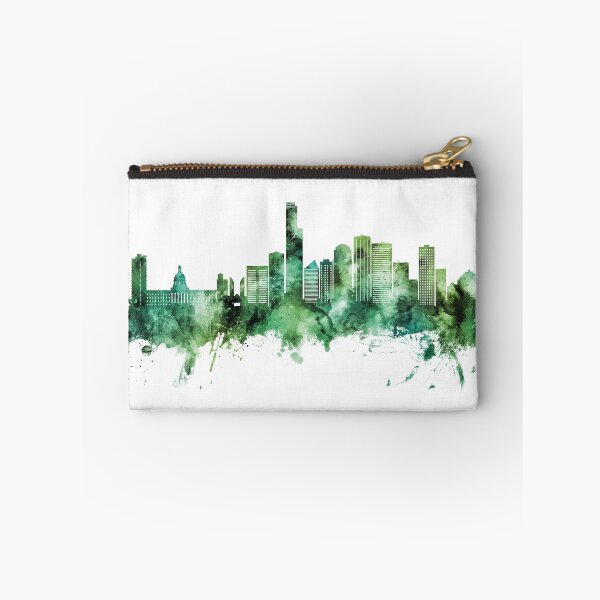 Aperçu de l'œuvre Edmonton Canada Skyline créée et vendue par ArtPrints.