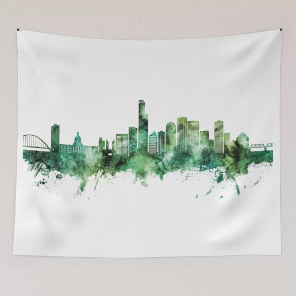 Item preview, Edmonton Canada Skyline designed and sold by ArtPrints.