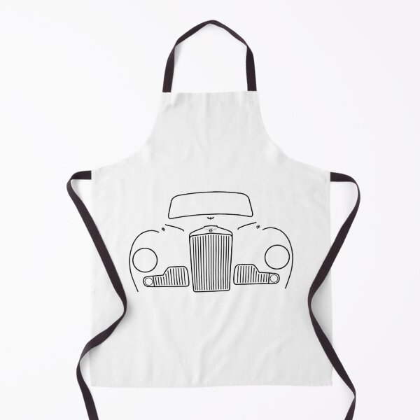 Item preview, Sunbeam Supreme MkIII 1950s British classic car black outline graphic designed and sold by soitwouldseem.