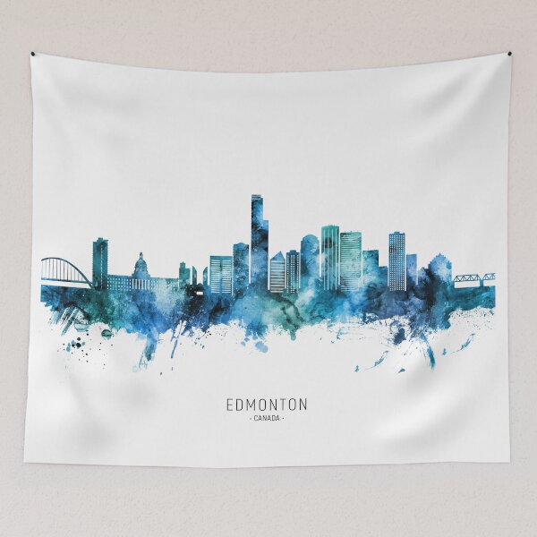 Item preview, Edmonton Canada Skyline designed and sold by ArtPrints.
