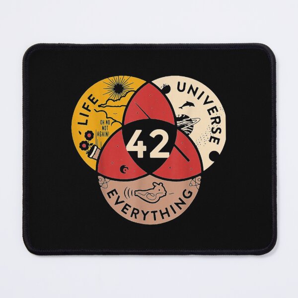 Item preview, 42 Answer to Life Universe and Everything science Vintage Gift Halloween Day, Thanksgiving, Christmas Day designed and sold by MarioHenrich.