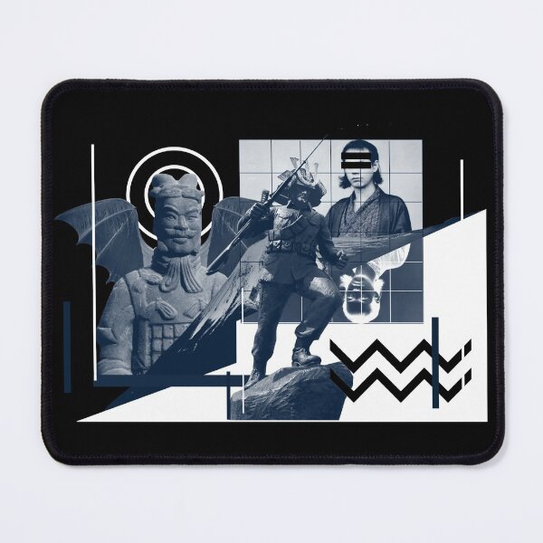 Japanese Warriors Mouse Pad