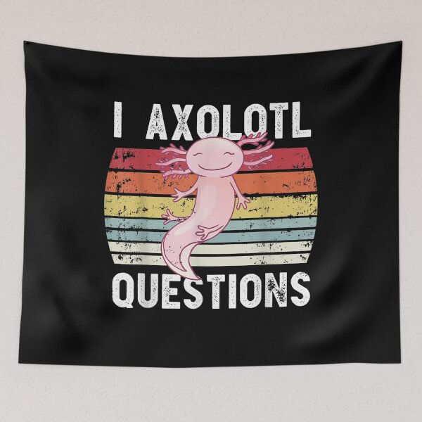 Item preview,  Axolotl Questions Retro Sunset Gift designed and sold by dianev79.