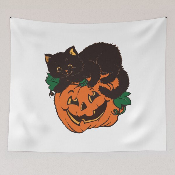 Item preview, Pumpkin and Black Cat Halloween designed and sold by bluechic89.