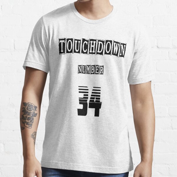 Bo Jackson Los Angeles Tecmo Bowl "Touchdown" Mens Raglan 3/4  Sleeve T-Shirt