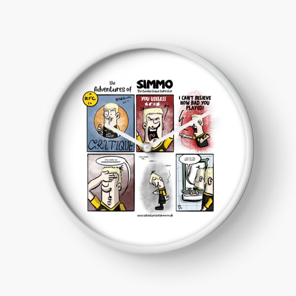 Critique - The Adventures of Simmo Comic Strip Clock