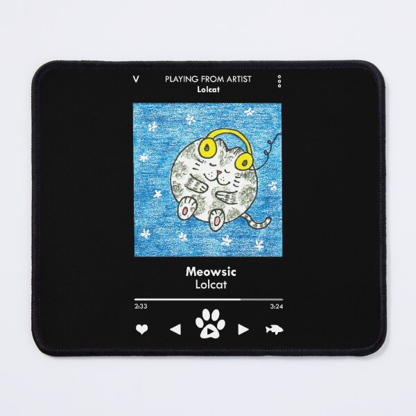 Item preview, Cat artist on music app designed and sold by bittergodart.