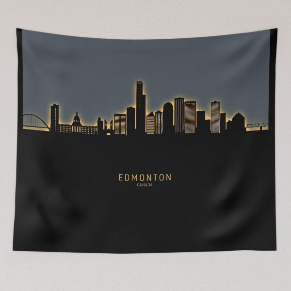 Item preview, Edmonton Canada Skyline designed and sold by ArtPrints.