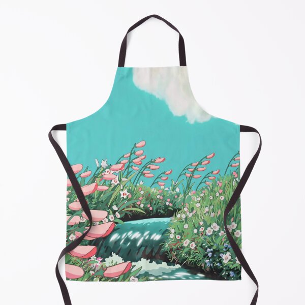 Item preview, Pink Anime Flowers with a River Landscape designed and sold by pompomcherryy.