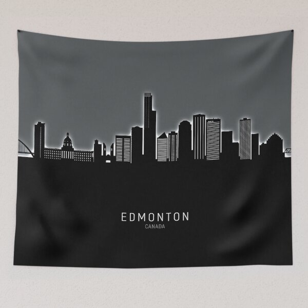 Item preview, Edmonton Canada Skyline designed and sold by ArtPrints.