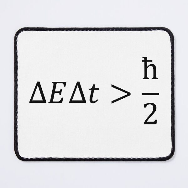 Item preview, heisenberg uncertainty principle for energy and time designed and sold by NoetherSym.