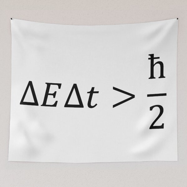 Item preview, heisenberg uncertainty principle for energy and time designed and sold by NoetherSym.