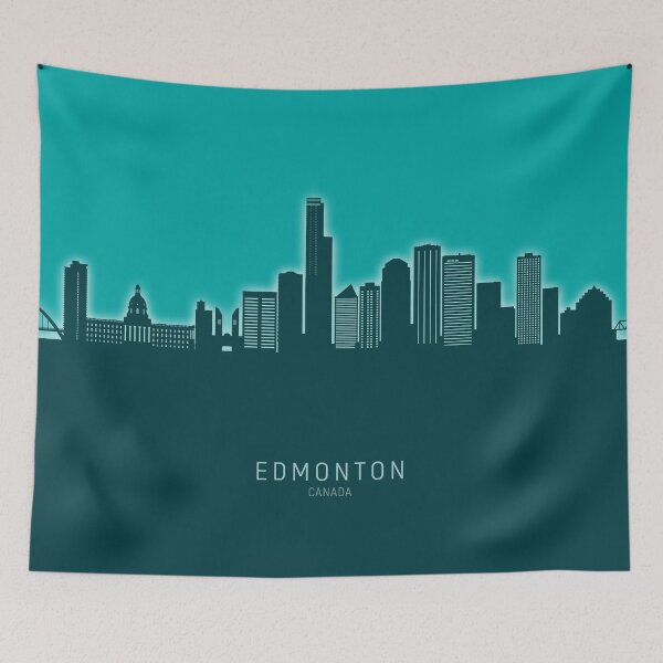 Item preview, Edmonton Canada Skyline designed and sold by ArtPrints.