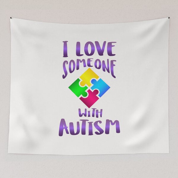 Item preview, I Love Someone With Autism designed and sold by Hanna Kovalchuk.