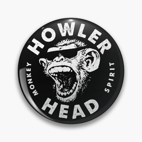 Item preview, Howler Head Monkey Kentucky Bourbon Whiskey Vintage Logo Tee designed and sold by Ortega-Blue.