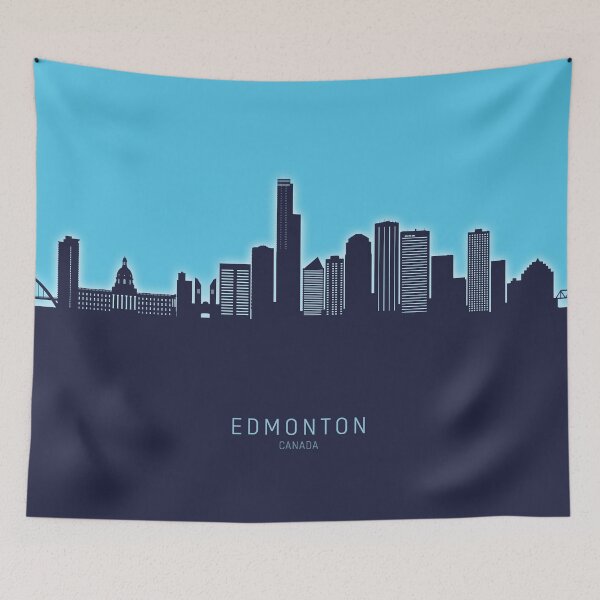 Item preview, Edmonton Canada Skyline designed and sold by ArtPrints.