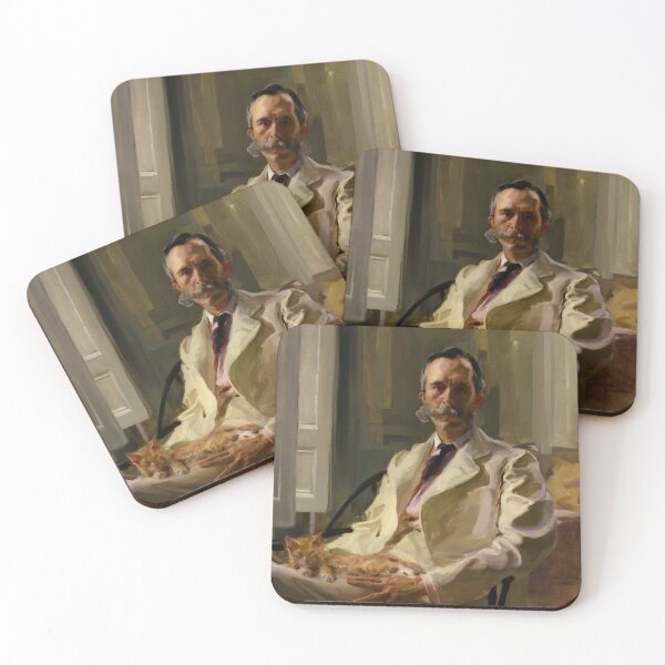 Item preview, Man with the Cat (Henry Sturgis Drinker) - Cecilia Beaux designed and sold by romeobravado.