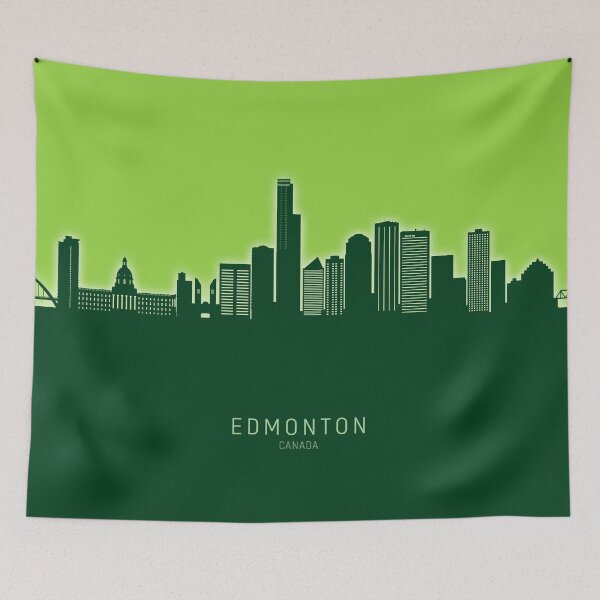 Item preview, Edmonton Canada Skyline designed and sold by ArtPrints.