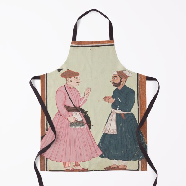 Item preview, A Noble, Probably Raja Gaur Sen, Receives Another Noble designed and sold by HinduArtGallery.