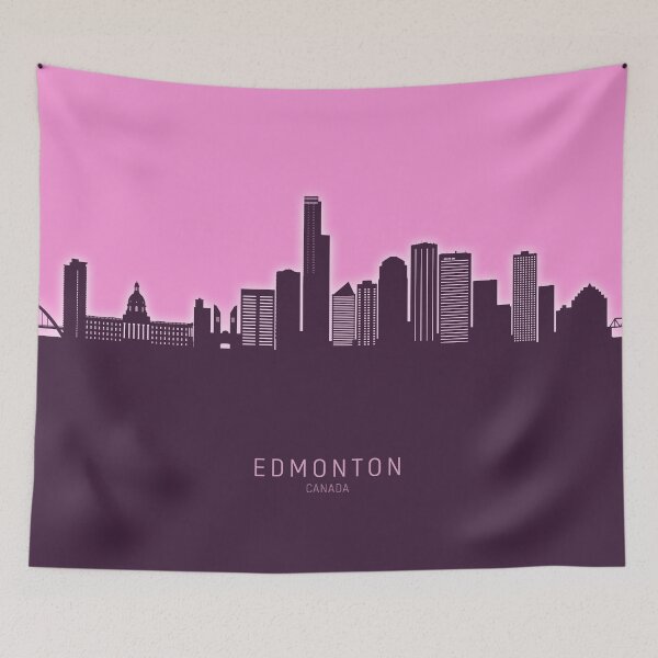 Item preview, Edmonton Canada Skyline designed and sold by ArtPrints.