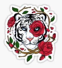 White Tiger Sticker