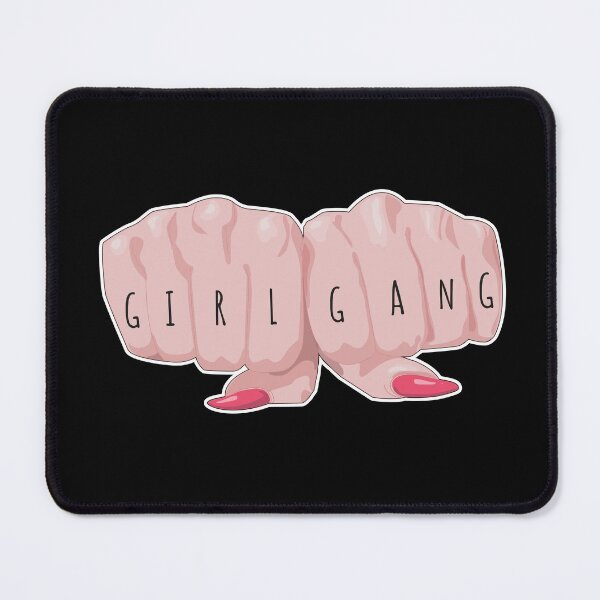 Item preview, Support your local Girl Gang Fists Knuckle Tattoo designed and sold by TrashTante.