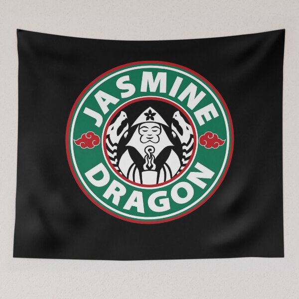 Artikelvorschau, Rock The Jasmine Dragon Anime Logo White Red Cloud Grafik für Fan entworfen und verkauft von ColbyErdman.
