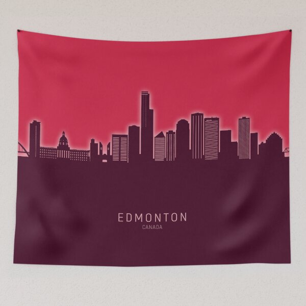 Item preview, Edmonton Canada Skyline designed and sold by ArtPrints.