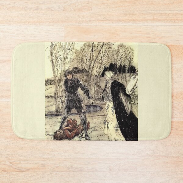 Item preview, Arthur Rackham- King Arthur- Defeat of the Red Knight designed and sold by Dreamflight.