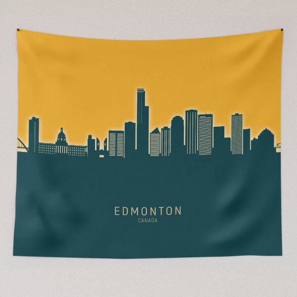 Item preview, Edmonton Canada Skyline designed and sold by ArtPrints.