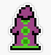 Pixel Purple Tentacle Sticker
