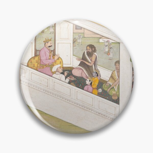 Item preview, Rama and Lakshmana as Boys Assist the Sage Vishvamitra designed and sold by HinduArtGallery.