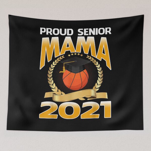 Artikelvorschau, Stolze Senior Mama 2021 Basketball entworfen und verkauft von gymat3.