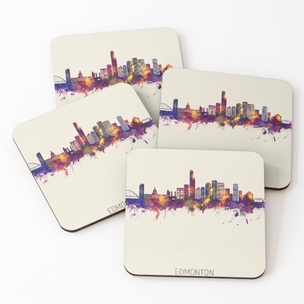 Item preview, Edmonton Canada Skyline designed and sold by ArtPrints.