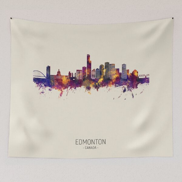 Item preview, Edmonton Canada Skyline designed and sold by ArtPrints.