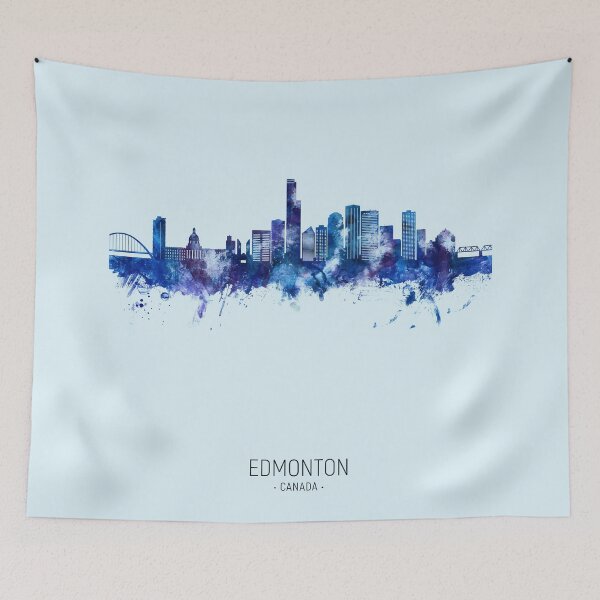 Item preview, Edmonton Canada Skyline designed and sold by ArtPrints.