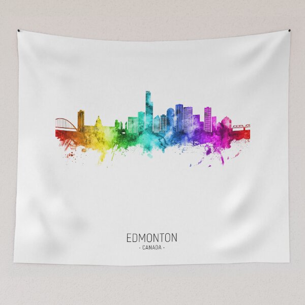 Item preview, Edmonton Canada Skyline designed and sold by ArtPrints.