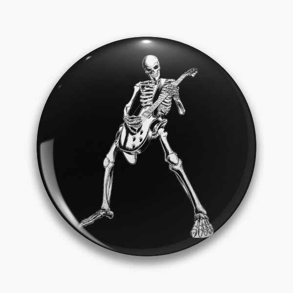 Item preview, skeleton playing guitar electric Acoustic Classical designed and sold by bluechic89.