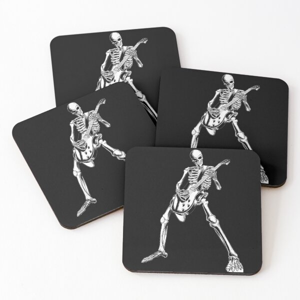 Item preview, skeleton playing guitar electric Acoustic Classical designed and sold by bluechic89.
